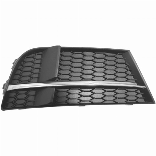 KRATKA PRAWA atrapa zderzaka CHROM DEKOR zaślepka AUDI A3 8V 16-20 S-Line