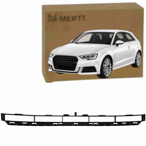 ATRAPA ŚRODKOWA kratka zderzaka dolna AUDI A3 8V 16-20 S-Line 8V3807647B
