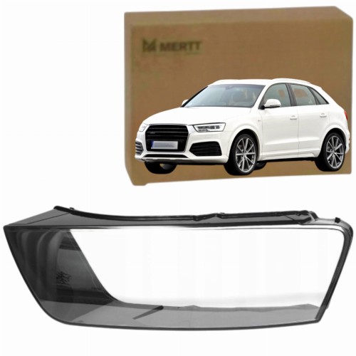 KLOSZ szkło reflektora lampy przedniej AUDI Q3 2016-2018 LEWY