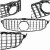 ATRAPA grill MERCEDES C Klasa W205 S205 PANAMERICANA GT AMG CHROM