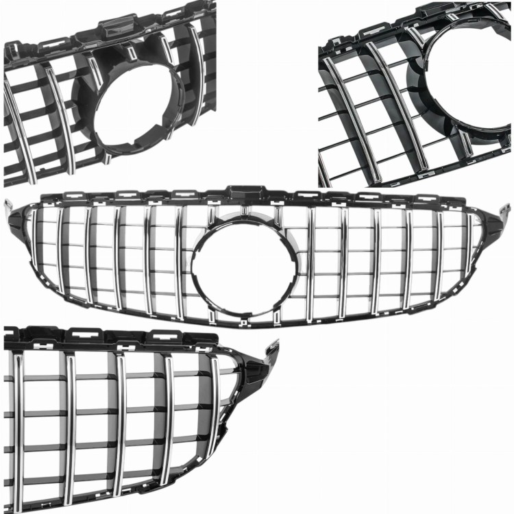 ATRAPA grill MERCEDES C Klasa W205 S205 PANAMERICANA GT AMG CHROM