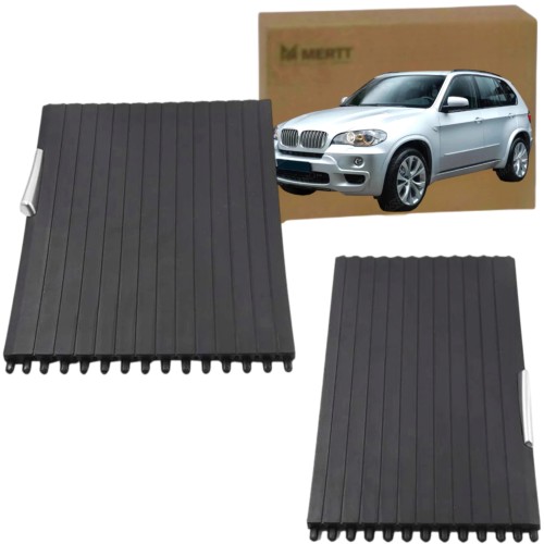 Roleta ZASŁONA schowka BMW X5 X6 E70 E71 ŚRODEK Cup Holdera Czarna Black