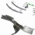 BMW X5 F15 X6 F16 OKULAR WSPORNIK PRAWY LAMPY pas przedni 51647294492