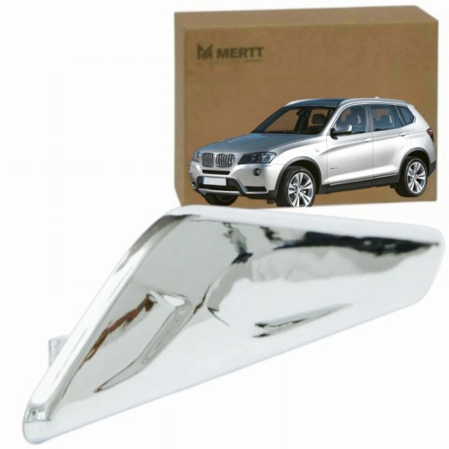 CHROM NAKŁADKA OZDOBNA zaślepka błotnika LEWA BMW X3 F25 X4 F26 Migacz