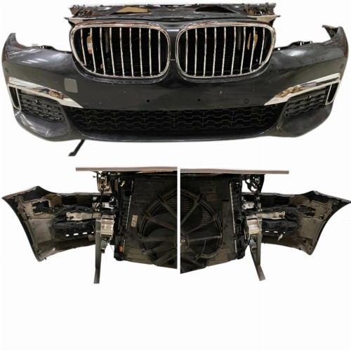 ZESTAW pas przedni chłodnice zderzak wentylator belka BMW 7 G11 15-19 M