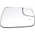 lusterko szkło wkład PRAWY Z BLIND SPOT Dodge Ram 1500 2500 DT 2019-2024