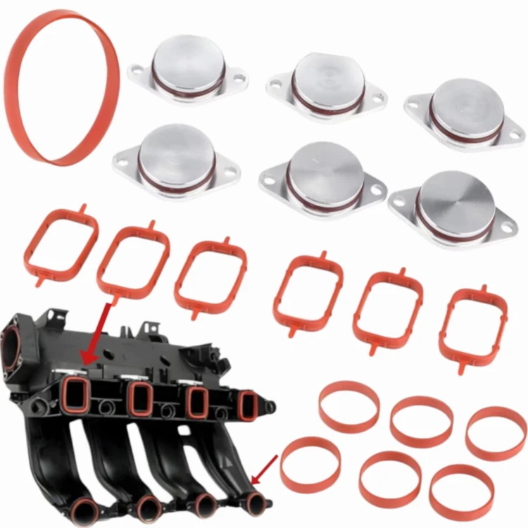 ZESTAW Zaślepki kolektora BMW E60 E46 E90 E71 X5 X6 M57 6x32mm