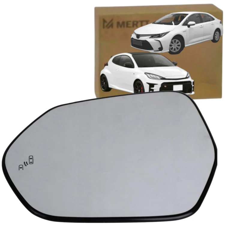 WKŁAD SZKŁO LUSTERKA LEWY ASYSTENT OGRZEWANE TOYOTA COROLLA E21 YARIS 2020-