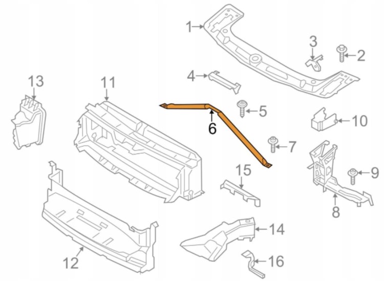 WZMOCNIENIE V – BMW 2 3 F30/ F20 - 51647245789
