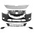 ATRAPA KRATKA GRILL ZDERZAK SKORUPA CHROM LISTWA GW2F50031 MAZDA 6 2016+