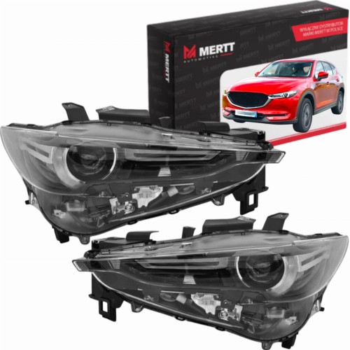 REFLEKTORY LAMPY PRZEDNIE LEWA PRAWA EUROPA MAZDA CX-5 CX5 2017-2022 KPL
