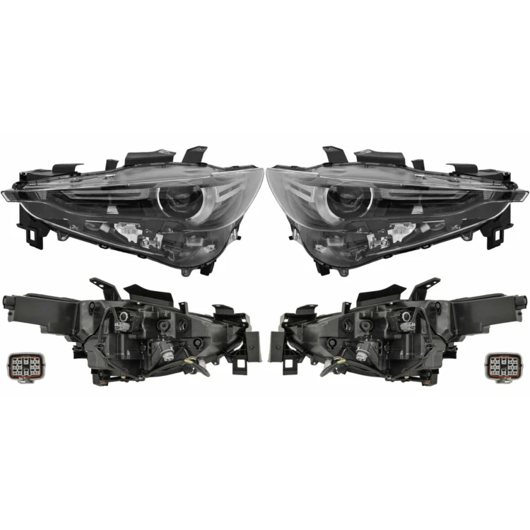 REFLEKTORY LAMPY PRZEDNIE LEWA PRAWA EUROPA MAZDA CX-5 CX5 2017-2022 KPL
