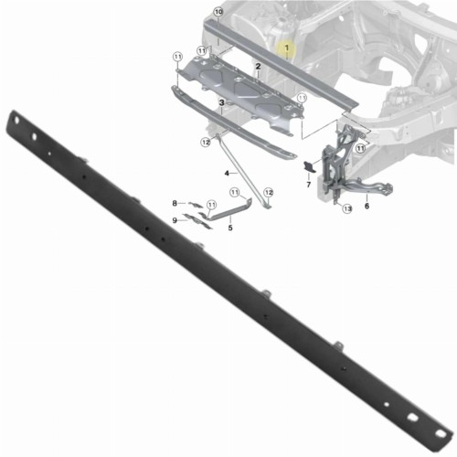 BELKA GÓRNA CZOŁOWA wzmocnienie BMW X5 X6 G05 G06 G07 51647421704