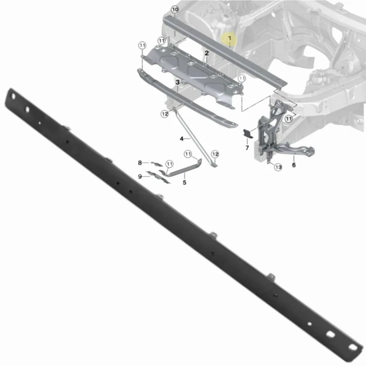 BELKA GÓRNA CZOŁOWA wzmocnienie BMW X5 X6 G05 G06 G07 51647421704