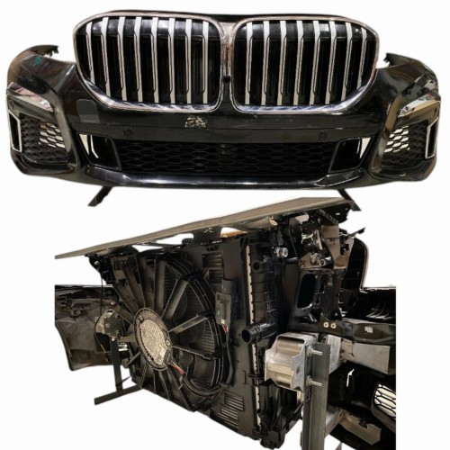 ZESTAW pas przedni chłodnice zderzak wentylator belka BMW 7 G11 LCI 2019+ M
