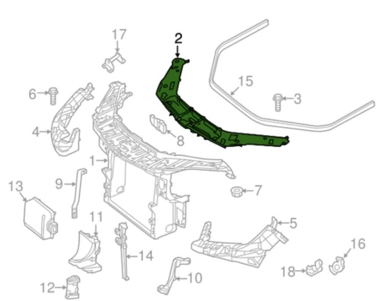 OSŁONA PASA PRZEDNIEGO górna nakładka Mercedes GLE W166 GLS X166 11-18