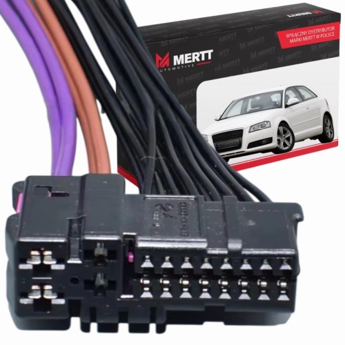 AUDI A3 WTYCZKA WIĄZKA DRZWI PRZÓD L/P ZESTAW NAPRAWCZY 8E0972702 20 PIN