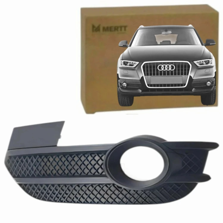 ATRAPY KRATKI ZAŚLEPKI RAMKI HALOGENÓW KOMPLET AUDI Q3 I 8U 2011-2015