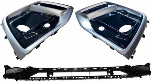 KPL x3 KRATKA ZDERZAKA PRAWA LEWA ŚRODKOWA atrapa Audi Q5 2020+ S-Line 80A