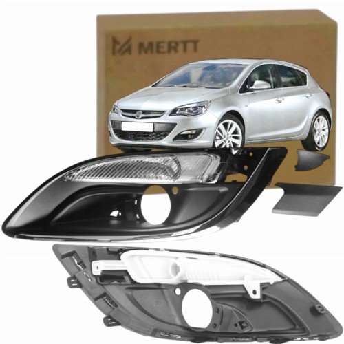 Opel Astra J 12-18 Atrapa w zderzaku przód KRATKA halogenu lewa + KIERUNEK