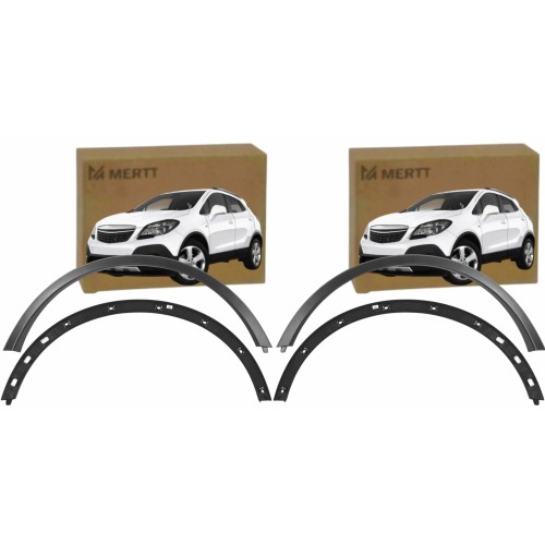 NAKŁADKI LISTWY BŁOTNIKÓW PRZÓD PRAWA LEWA OPEL MOKKA 2012 - 2016 KOMPLET