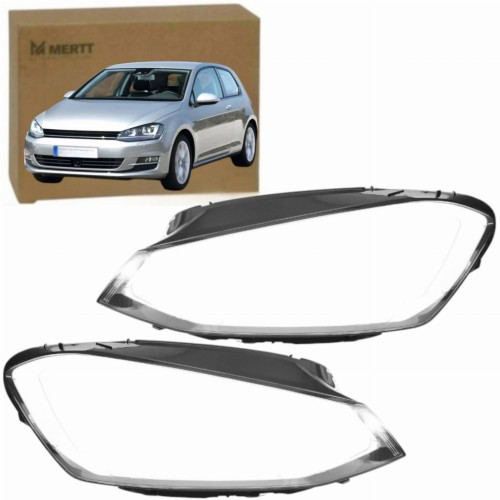 x2 KLOSZ PRAWY + LEWY Szkło reflektora lampa VW Golf 7 VII MK7 5G 2012-2017