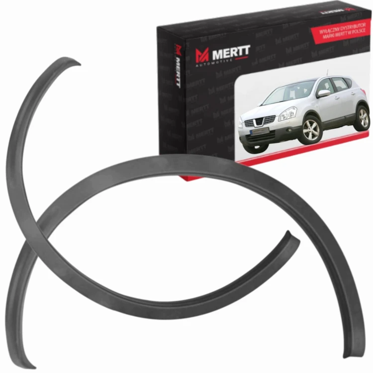 LISTWY NAKŁADKI BŁOTNIKA TYŁ PRAWA LEWA NISSAN QASHQAI J10 2007-2014