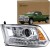 DODGE RAM 2008-2018 REFLEKTOR LEWY LAMPA PRZEDNIA 68093221AD EUROPA SREBRNA