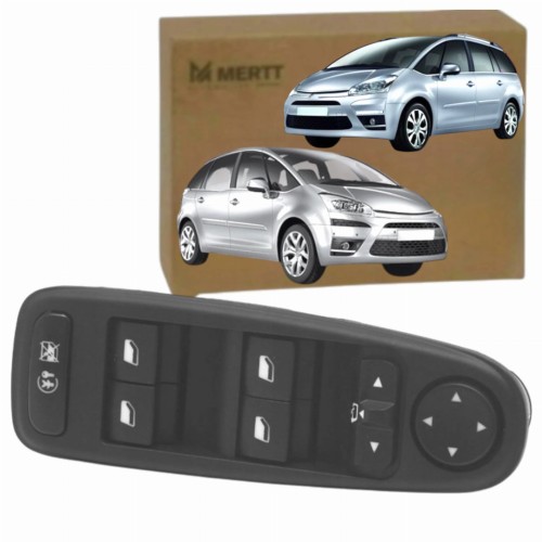 PRZEŁĄCZNIK STEROWANIA SZYB LUSTEREK Citroen C4 PICASSO 2006-2013 6554.YH