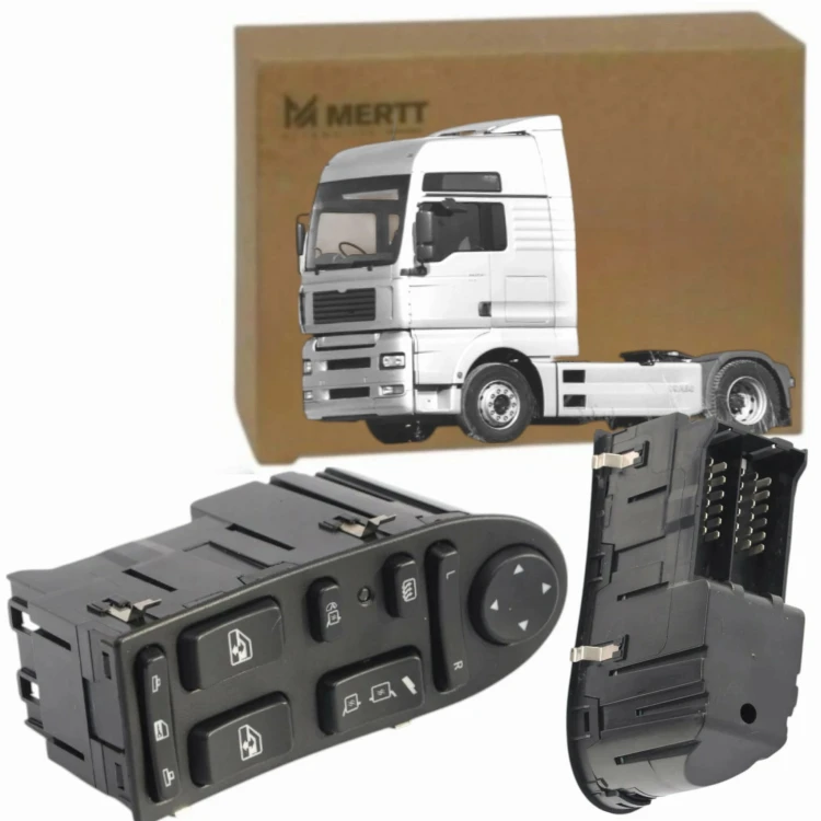 PANEL STEROWNIK przełącznik podnośnik szyb luster MAN TGA TGM 81258067045