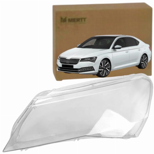 LEWY nowy KLOSZ szkło Reflektora przód Skoda SUPERB III 2015-2018