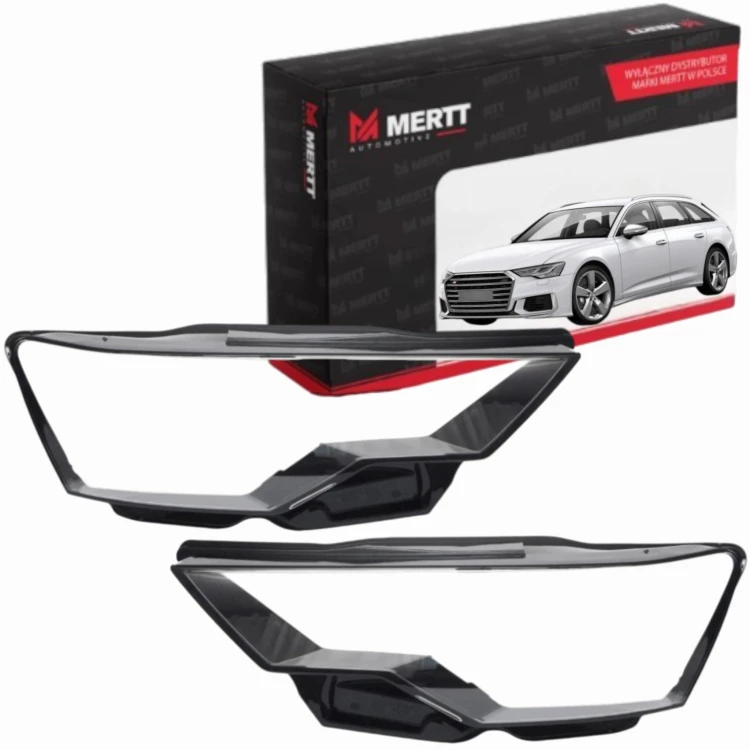 KPL x2 KLOSZ PRAWY + LEWY Szkło reflektora lampa Audi A6 C8 S6 4K 2018+