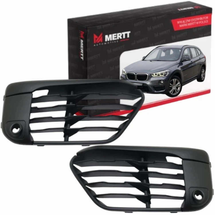 KRATKA atrapa ZAŚLEPKA ZDERZAKA przednia PRAWA LEWA BMW F48 2014- KOMPLET