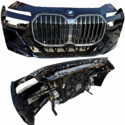 ZESTAW pas przedni chłodnice zderzak wentylator belka BMW 7 G70 2022-