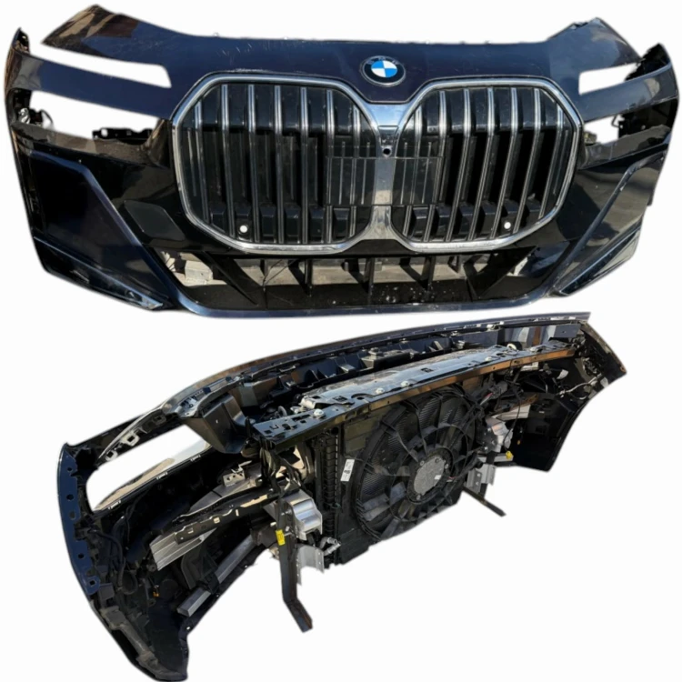 ZESTAW pas przedni chłodnice zderzak wentylator belka BMW 7 G70 2022-