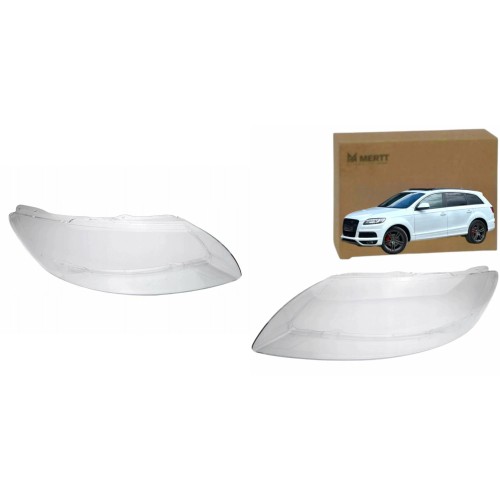 KLOSZ szkło reflektora PRZEDNIEGO lampy LEWY PRAWY AUDI Q7 I 2005-2015 KPL