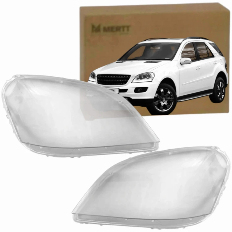 KOMPLET KLOSZY Reflektora przedniego szkło MERCEDES ML W164 2005-2009