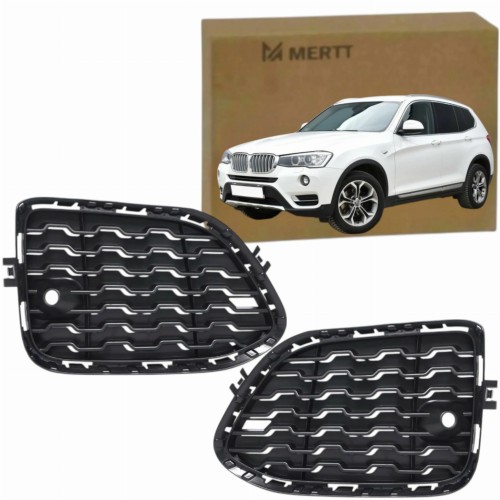 KPL x2 Kratka PRAWA LEWA atrapa zderzaka M Pakiet BMW X3 F25 X4 F26 14+