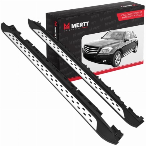 STOPNIE PROGI BOCZNE LISTWY NAKŁADKI PROGU MERCEDES GLK X204 2008-2016