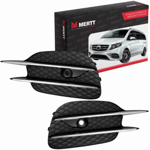 MERCEDES V-KLASA W447 AMG 2014-2025 Kratka zderzaka atrapa LEWA PRAWA