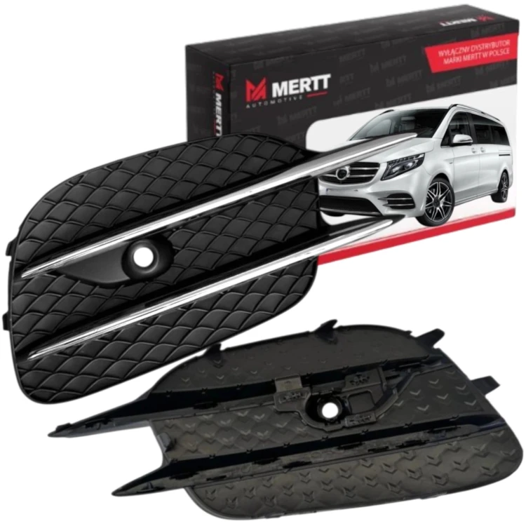 MERCEDES V-KLASA W447 AMG 2014-2025 Kratka zderzaka atrapa LEWA PRAWA