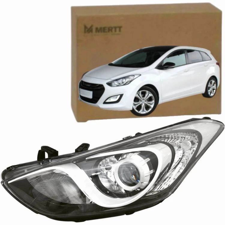 HYUNDAI I30 2012-2014 REFLEKTOR LAMPA PRZEDNIA LEWA H7+H7 92101A6000