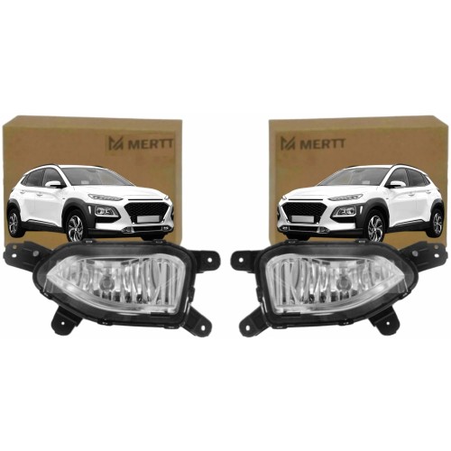 LAMPY PRZECIWMGŁOWE HALOGENY PRZECIWMGIELNE KOMPLET HYUNDAI KONA 2017-2023