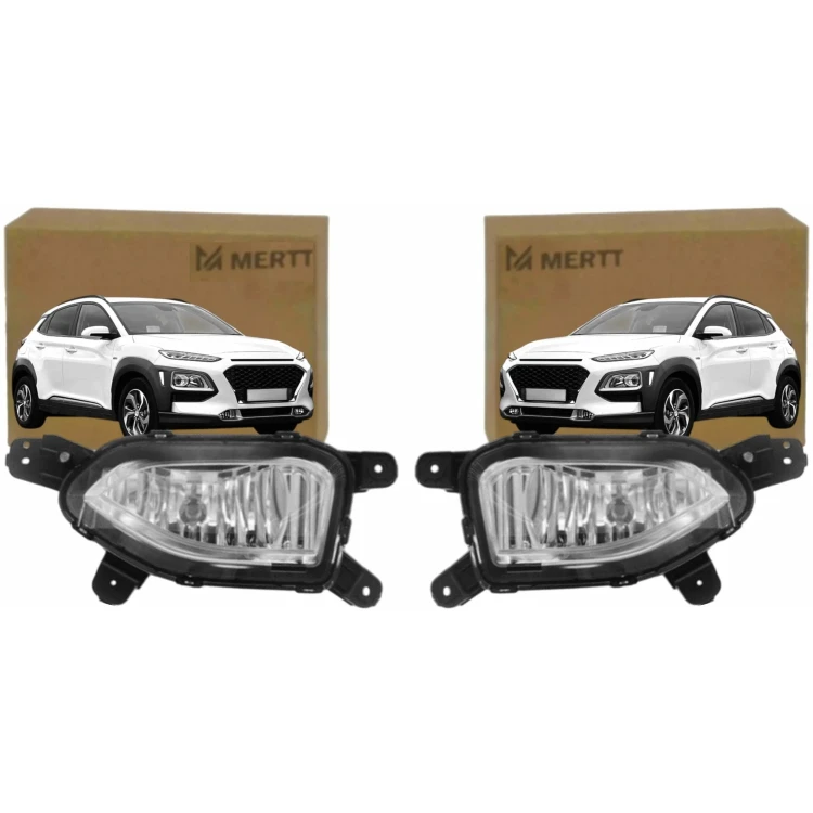 LAMPY PRZECIWMGŁOWE HALOGENY PRZECIWMGIELNE KOMPLET HYUNDAI KONA 2017-2023