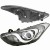REFLEKTOR LAMPA PRZEDNIA LEWA H7+H7 92101-A6000 HYUNDAI I30 2012-2014
