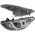 REFLEKTORY LAMPY PRZEDNIE KOMPLET LEWY PRAWY H7+H7 HYUNDAI I30 2012-2014