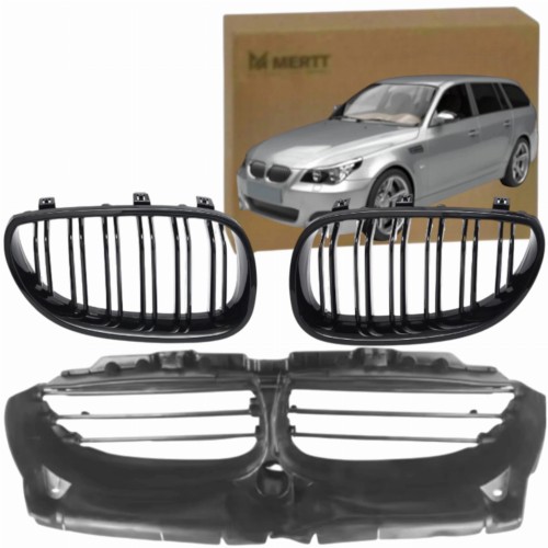 BMW SERIA 5 E61 2003-2010 ATRAPA NERKI GRILL KIEROWNICA POWIETRZA KANAŁ