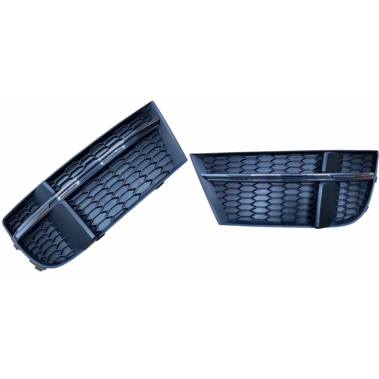 x2 ATRAPA zderzaka PRAWA + LEWA CHROM DEKOR kratka AUDI A3 8V 16-20 S-Line