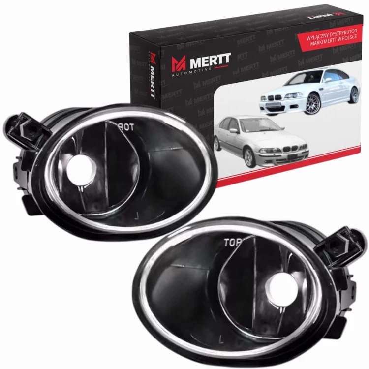 BMW E46 E39 HALOGEN LAMPA PRZECIWGIELNA PRAWA LEWA KPL CLEAR