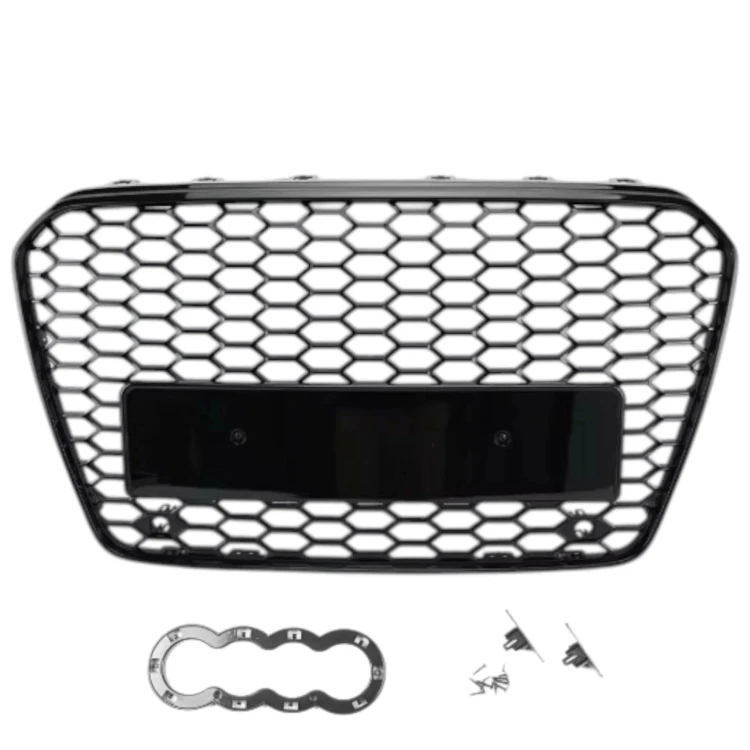 GRILL ATRAPA PRZÓD Audi A5 8T 2011-2016 RS LOOK CZARNA PLASTER MIODU
